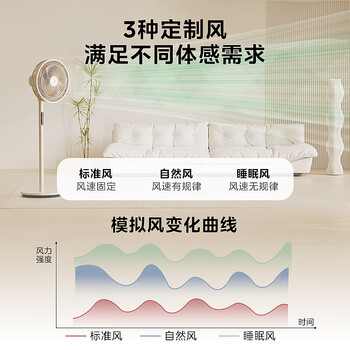 美的（Midea）【劲风酷爽】七叶轻音柔风电风扇家用遥控落地扇台式桌面小型风扇大风力节能立式摇头电扇 SAH30BK