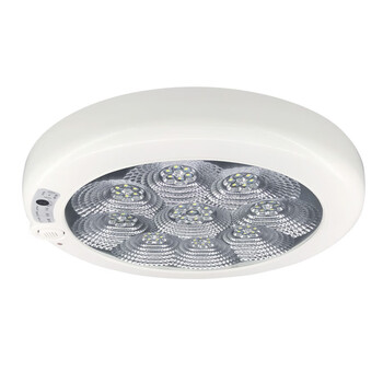 百舸 led吸顶灯 声控智能楼道灯过道灯车库走廊应急灯 8W声控感应灯+光控