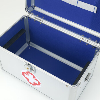 冰禹 BYaf-40 多功能铝合金医药箱 手提急救药箱 急救医药箱 9寸（25*15*16cm）