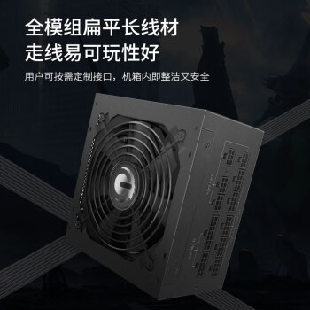 长城（Great Wall）额定650W G6金牌全模电脑电源（单路12V/全电压/双CPU+双显卡供电）