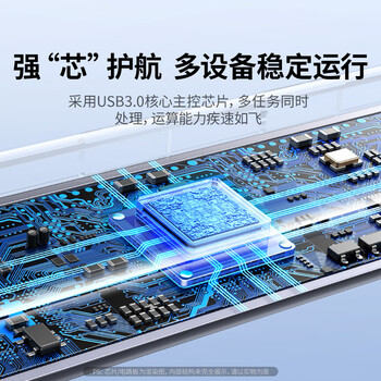 绿联 USB3.0扩展器扩展坞 高速4口集线器HUB拓展坞分线器笔记本台式电脑一拖多口转换器转接头延长线