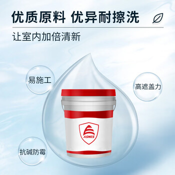 阿斯密 ASMES ASN210 净味超白内墙漆环保无添加二合一内墙乳胶漆 面漆 20kg