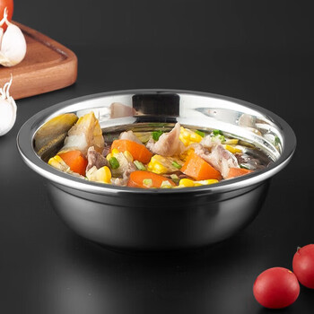美厨（maxcook）加厚304不锈钢汤盆16CM MCWATP16 可用电磁炉 加宽加深