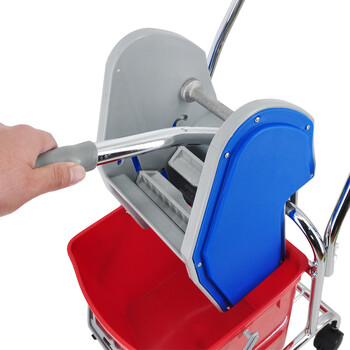 超宝（CHAOBAO）B-044 酒店商场保洁墩布车 下压式单桶榨水车 18L