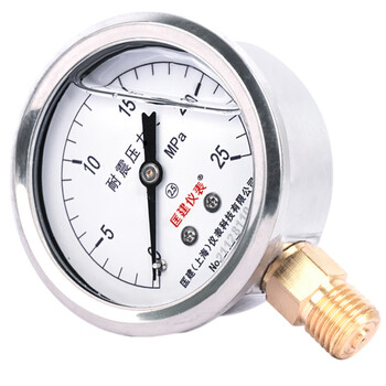 匡建仪表（CONJANT）YTN-60 耐震压力表0-25mpa充油抗震型测气压油压液压