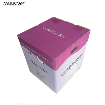 AMP NETCONNECT康普原装超五类网线（0.51±0.02mm）屏蔽网线箱线 低烟无卤外皮 305米 219420-2
