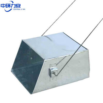 中环力安【环卫铁簸箕带轮】户外庭院加厚铁皮簸箕