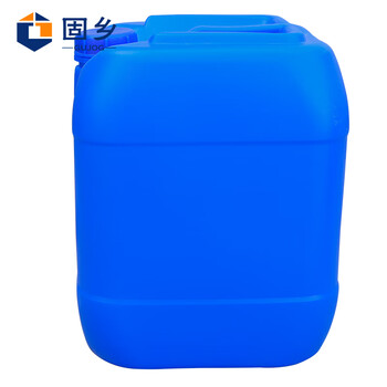 固乡塑料桶 15升水桶 25L方形酒桶 30公斤化工桶5升堆码桶10kg废液桶 【蓝色20L】