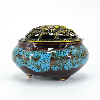 海斯迪克 盘香配件 (不含盘香) 香炉+葫芦+防火棉 (颜色随机) HK-5052  