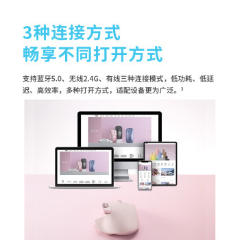 雷柏（Rapoo） MT760大手无线/蓝牙/有线多模办公鼠标 跨屏传输人体工学轻音按键11键可定义150小时续航 黑色