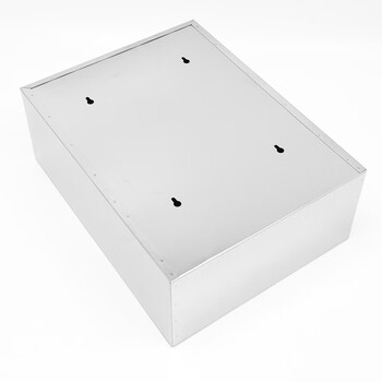 海斯迪克 加厚不锈钢意见箱 防水投诉建议箱信箱 挂墙举报箱 大号3不带孔