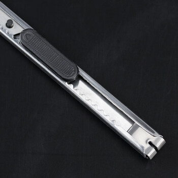 海斯迪克 HKW-286 不锈钢纸箱开箱刀 小号（10把）黑色推手尖头  开箱器介刀裁纸刀