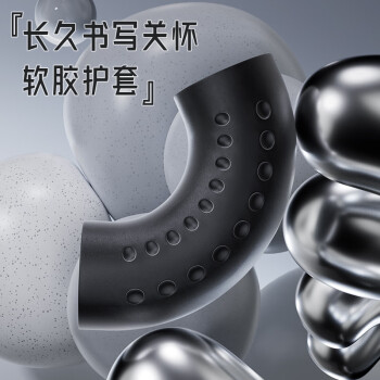 晨光(M&G)文具Q7 拔帽中性笔学生0.5黑笔签字笔商务子弹头考试水笔办公用品 黑色 12支/盒XGP30117
