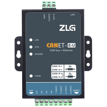 ZLG致远电子 工业级高性能以太网转CAN模块 CAN-bus转换器 CANET-E-U