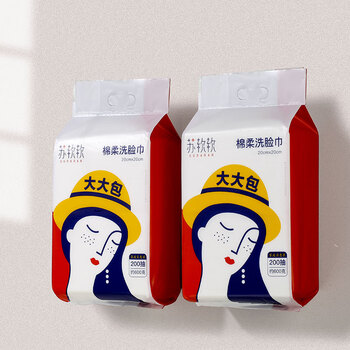 苏软软大大包洗脸巾 200抽/提