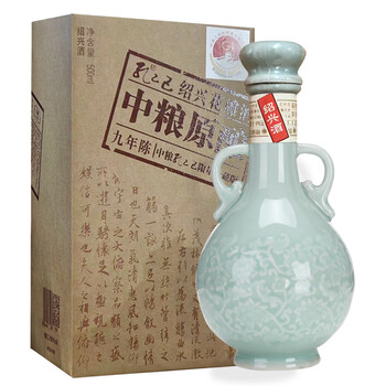 孔乙己 原酿九年 半干型 绍兴黄酒 500ml*6瓶 整箱礼盒装 传统型