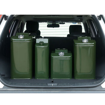 冰禹 BY-3058  工业汽油桶 柴油桶 加油壶 大铁桶 化工桶 汽车备用油箱 三柄油桶 卧式30L