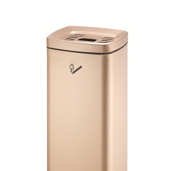 南 GPX-129D 南方烟蒂柱 烟灰柱 座地烟灰桶 烟灰缸 香槟金 内桶容量6升