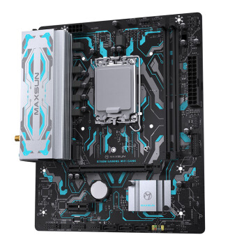 铭瑄（MAXSUN）  MS-B760M Gaming WIFI GANK 支持DDR5 CPU 12490F/13400F/13600KF（Intel B760/LGA 1700）