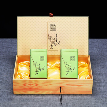 茗山生态茶 茶叶绿茶 新茶 毛尖绿茶 春茶嫩芽  250g旗袍 茶叶礼盒装  
