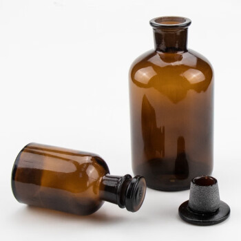 冰禹 BY-7010 试剂瓶 玻璃细口瓶 透明小口瓶 棕色细口瓶 棕色250mL