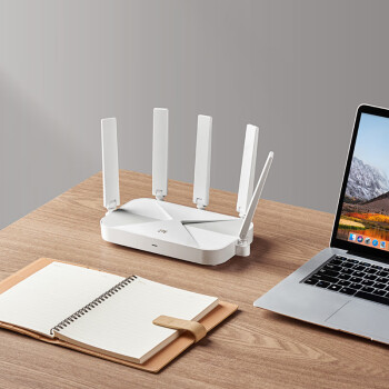 中兴（ZTE）巡天 AX3000满血WIFI6千兆无线路由器 自研双核主芯片 5G双频穿墙王wifi路由 Mesh 3000M速率