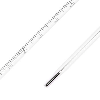 匡建仪表(CONJANT)水银留点温度计 实验室消毒柜工业用高温记忆玻璃温度表 0-200℃ 0-200℃(分度值1)