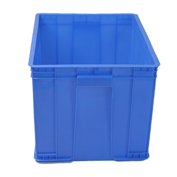 稳斯坦 周转箱塑料 加厚塑胶筐物料盒养鱼养龟物流收纳箱零件储物盒 9#540*409*365mm WST007