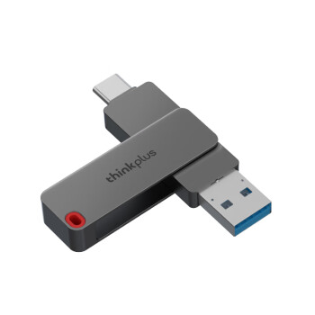ThinkPlus联想128GB Type-C USB3.2 双接口U盘手机电脑通用大容量 办公商务U盘TPU301系列