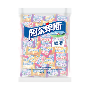 阿尔卑斯牛奶混合硬糖散袋装1kg休闲零食糖果婚庆喜糖企业用糖