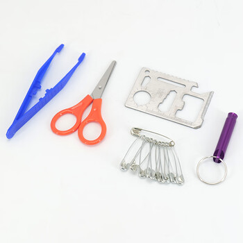 冰禹 BYaf-1049 急救包 户外EVA急救套装包 车载医药包20件套（21*13*5cm） 红色