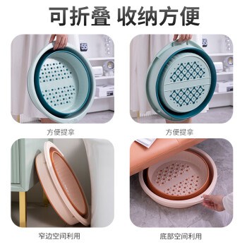 妙然加深洗脚桶 洗脚盆 足浴桶泡脚盆 塑料桶水桶 泡脚桶盆 颜色随机