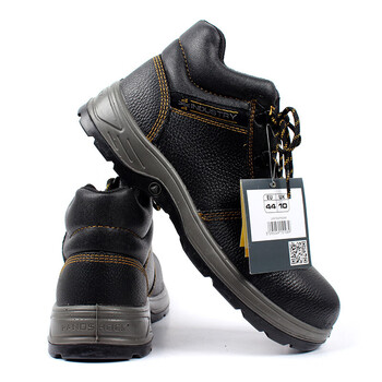 代尔塔(Deltaplus)301904中帮安全鞋印度水牛皮鞋面防砸防静电防油劳保鞋38码定做