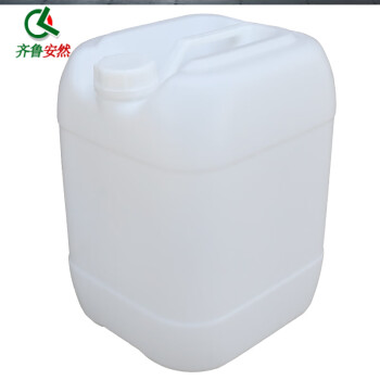 齐鲁安然 塑料油桶 方形桶 储水桶 扁塑料桶 15升水桶 25L方形酒桶 30公斤化工桶 废液桶【白色25L】