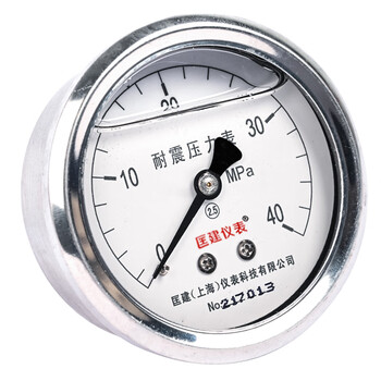 匡建仪表（CONJANT）YTN-60Z 耐震压力表轴向气压表水压表 M14*1.5螺纹 0-40mpa 