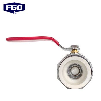 FGO 双活接PPR铜球阀 加厚热熔水管 开关阀 PPR球阀Q11F-16T新中型PPR50 1.5寸