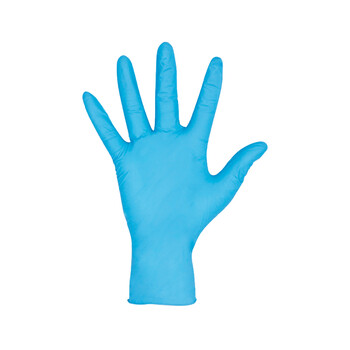 代尔塔（Deltaplus）V1410B一次性丁腈手套无粉指麻食品实验室防护手套100只/盒L码