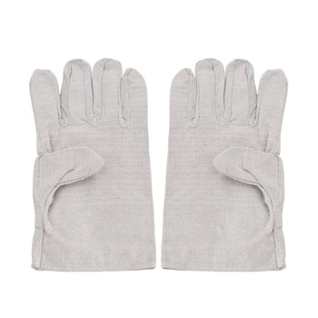 伏兴 FX559 帆布手套加厚双层耐磨防滑劳保手套 施工作业防护手套 24线白甲帆布 均码10双装