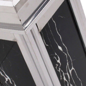 酒店分类大堂垃圾桶 不锈钢大号仿大理石垃圾桶宾馆KTV立式烟灰桶