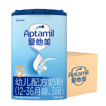 爱他美（Aptamil） 【新国标】幼儿配方奶粉(12–36月龄 3段)800g*6罐