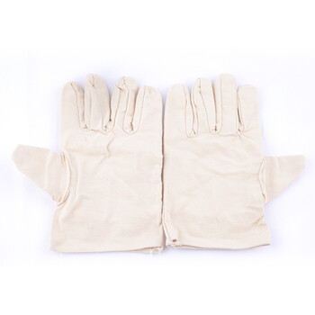 安美尚（ams）白帆布手套 120双装 企业定制