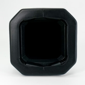 海斯迪克 gnjz-1055 塑料方锥（黄黑请勿泊车）65×31×31精品路锥方锥 隔离墩路障雪糕筒 警示交通设施