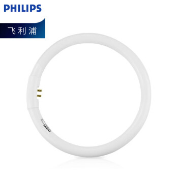 PHILIPS飞利浦T8环形荧光灯管四针32W TL-E32W白光6500K 1个