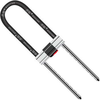 虎顿（HOTUN）玻璃门锁U型锁双开门锁商品门锁插锁A137-400