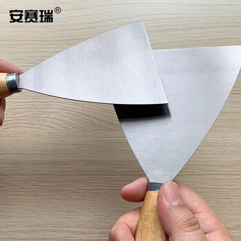 安赛瑞 木柄油灰刀 清洁刀 12把装） 5寸  24434