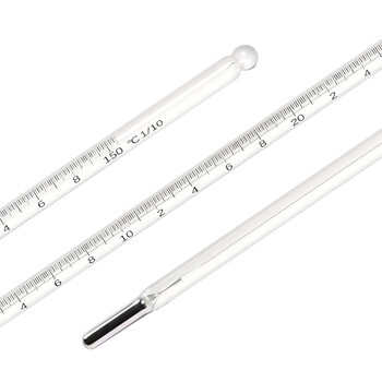 匡建仪表二等标准玻璃温度计WBG系列100-150℃1支长度54cm 分度值0.1℃ 可过检 高精度 实验室用 100-150℃ 