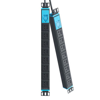 公牛 GNE-1080 8位总控开关排插1.8米机柜专用