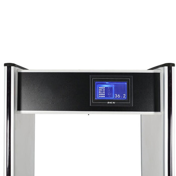 者也（ZYE） 人体测温安检门 体温探测门 非接触式红外测温门 学校工厂快速通过式安检仪双测温点可统计人数（不含安装）