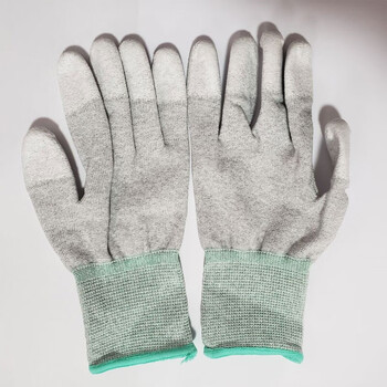 安美尚（ams）A552 碳纤维涂指手套无尘电子 1双 M码