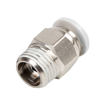 冰禹 BYQD-01 PC气管螺纹直通接头 快速快插接头白色精品 PC16-02